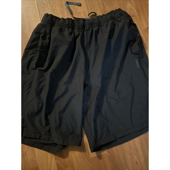 Skora Large Men Black Quick Dry Shorts 7" Inseam Pull On 8-20 - Picture 1 of 6